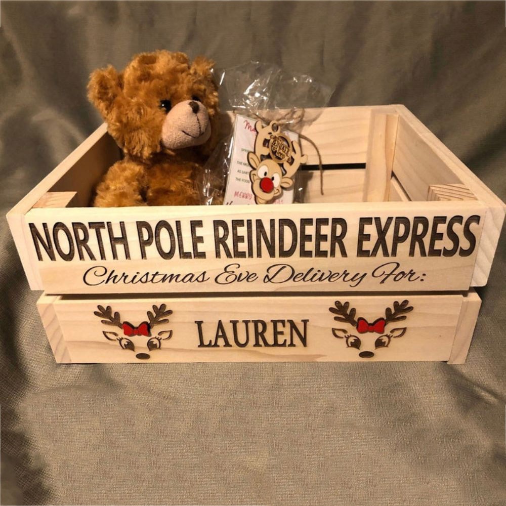 North Pole Reindeer Express Personalized Christmas Eve Box